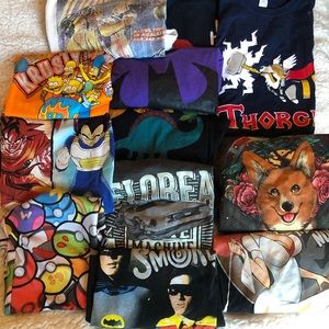 Lot of Nerdy Geeky T-Shirts